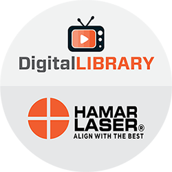 Hamar Laser Digital Library logo